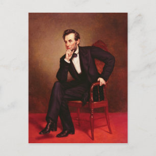 Carte Postale Portrait d'Abraham Lincoln