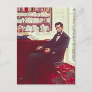 Carte Postale Portrait d'Abraham Lincoln