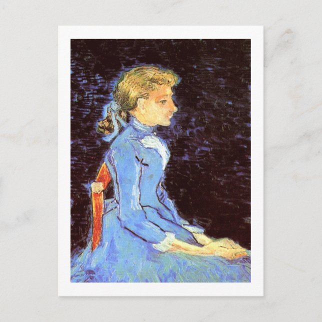 Carte Postale Portrait d'Adeline Ravoux, Van Gogh Fine Art (Devant)