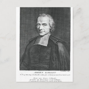 Carte Postale Portrait d'Adrien Baillet