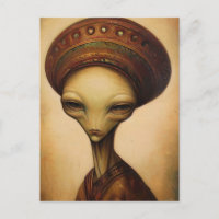 Portrait d'Alien Antique
