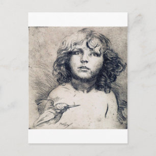 Carte Postale Portrait d'Alphonse Mucha