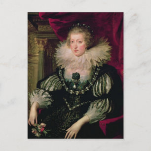 Carte Postale Portrait d'Anne d'Autriche Infante d'Espagne