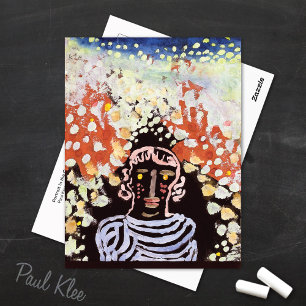 Carte Postale Portrait dans le jardin Paul Klee