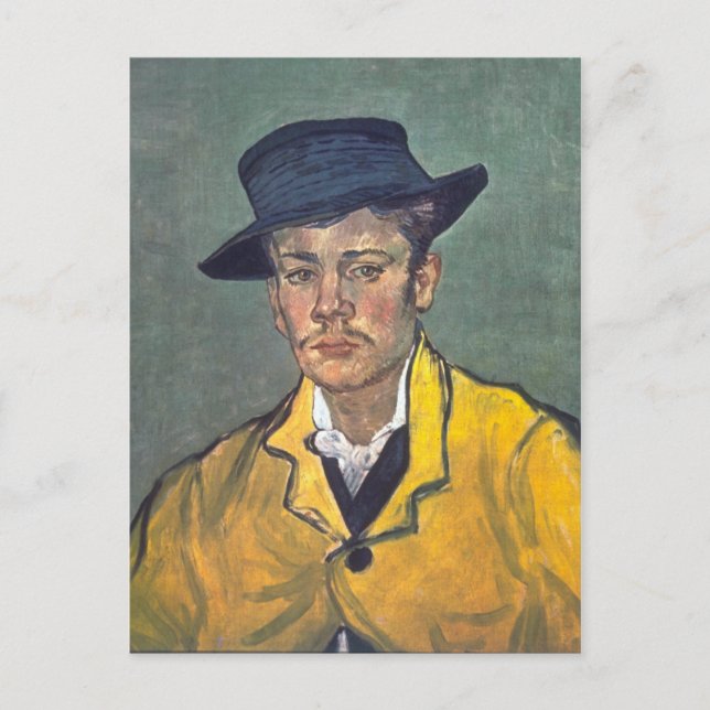 Carte Postale Portrait d'Armand Roulin par Vincent Van Gogh (Devant)