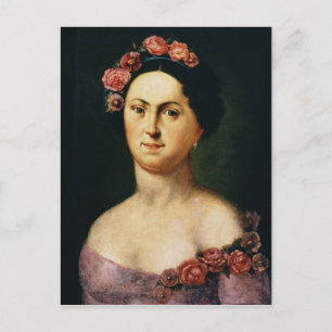Carte Postale Portrait d'Avdotia Istomina, années 1830