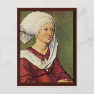 Carte Postale Portrait De Barbara Durer Born Holper