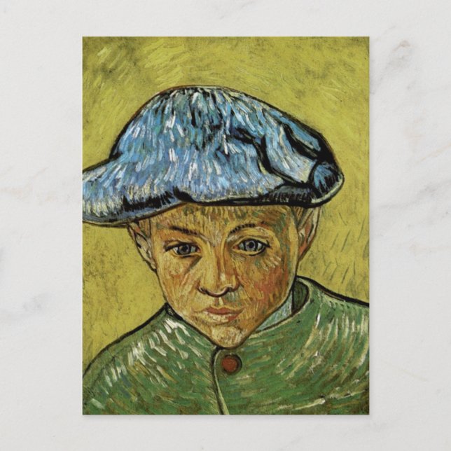 Carte Postale Portrait de Camille Roulin, Van Gogh Art (Devant)