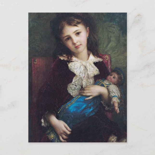 Carte Postale Portrait de Catherine du Bouchage, 1879 (Devant)