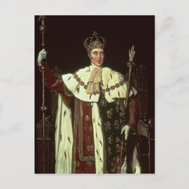 Carte Postale Portrait de Charles X de France, 1829 (Devant)
