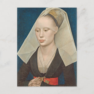 Carte Postale Portrait de Dame, v.1460 (huile sur panneau)
