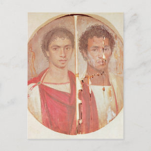 Carte Postale Portrait de deux frères