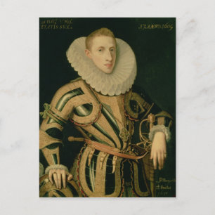 Carte Postale Portrait de Diego de Villamayor, 1609
