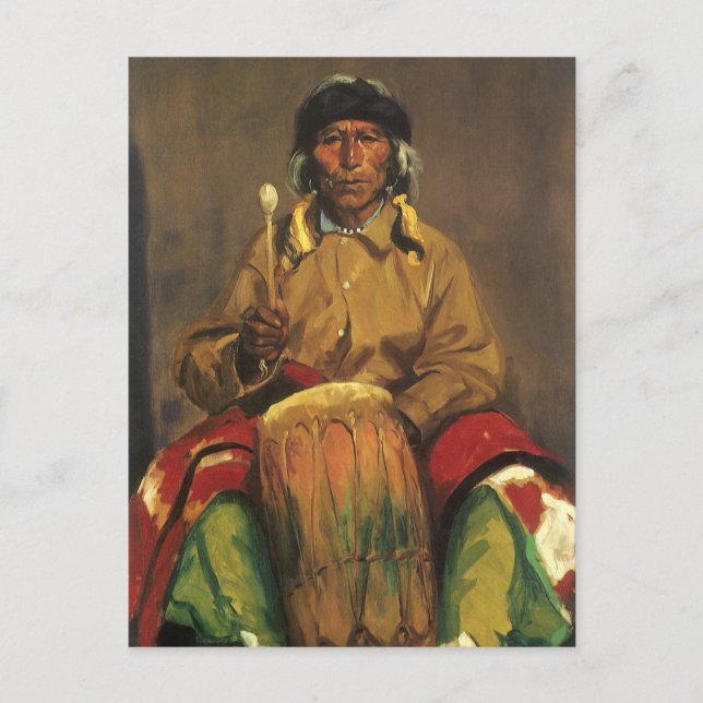 Carte Postale Portrait de Dieguito Roybal par Robert Henri (Devant)