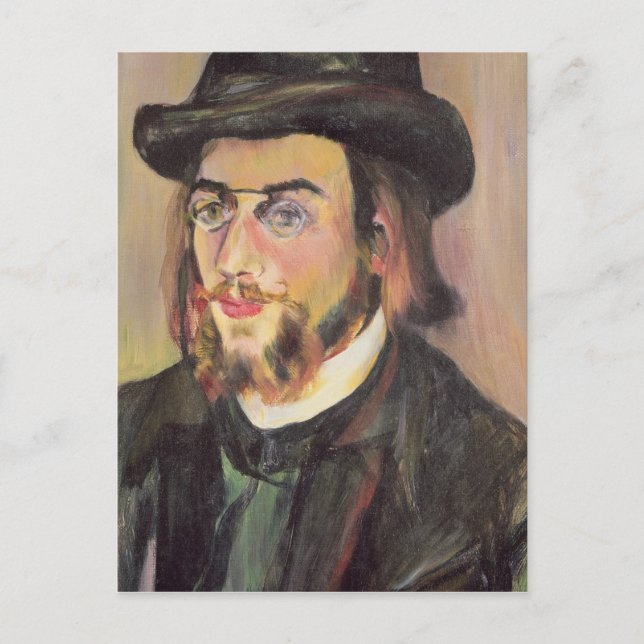 Carte Postale Portrait de Erik Satie c.1892 (Devant)