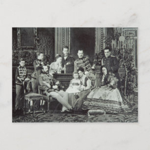 Carte Postale Portrait de famille de l'empereur Alexandre II