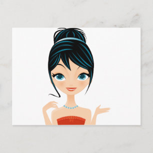 Carte Postale portrait de fille
