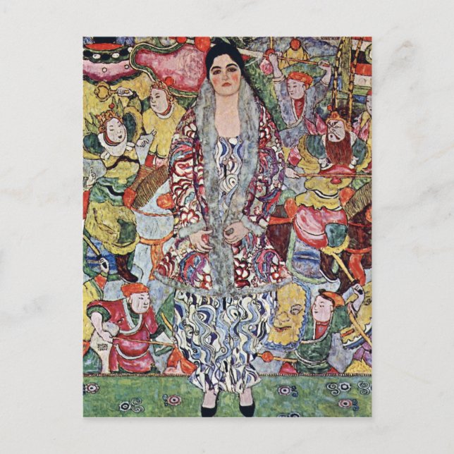 Carte Postale Portrait de Frederika Maria Beer par Gustav Klimt (Devant)