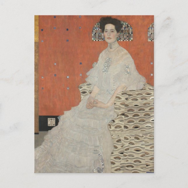 Carte Postale Portrait de Fritza Riedler par Gustav Klimt (Devant)