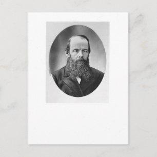Carte Postale Portrait de Fyodor Mikhailovich Dostoyevsky