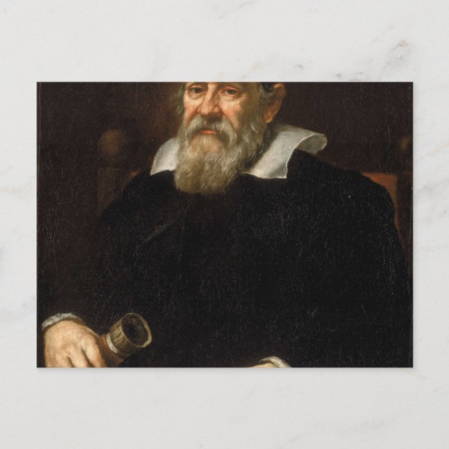 Carte Postale Portrait de Galileo Galilei (Devant)