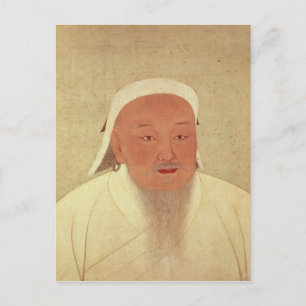 Carte Postale Portrait de Genghis Khan, Mongol Khan