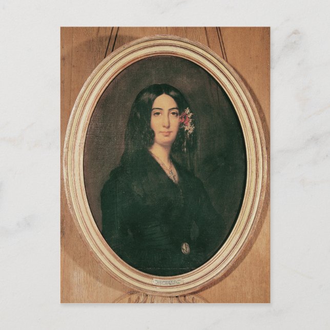 Carte Postale Portrait de George Sand (Devant)
