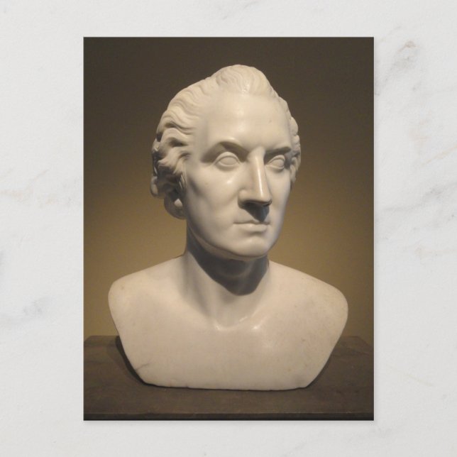 Carte Postale Portrait de George Washington | 1828-30 (Devant)