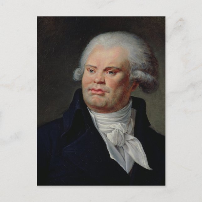 Carte Postale Portrait de Georges Danton (Devant)