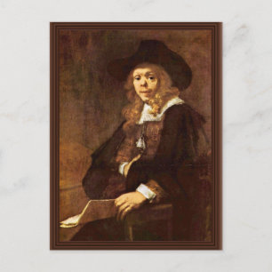 Carte Postale Portrait De Gerard De Lairesse Par Rembrand
