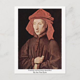 Carte Postale Portrait De Giovanni Arnolfini Par Jan Van Eyck