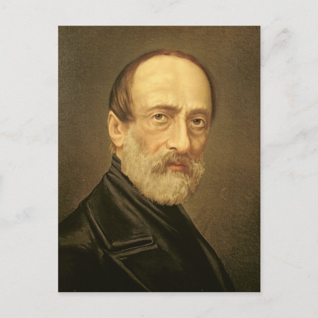 Carte Postale Portrait de Giuseppe Mazzini (Devant)