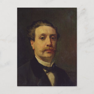 Carte Postale Portrait de Guy de Maupassant 1876