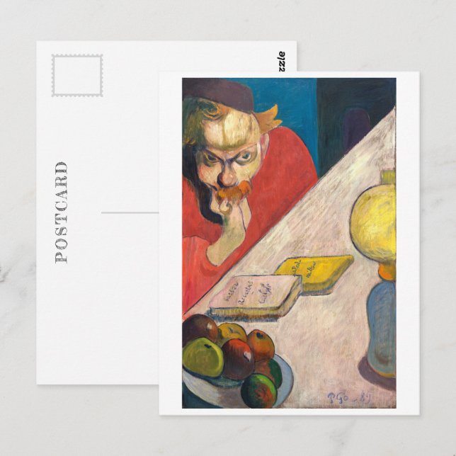 Carte Postale Portrait de Jacob Meyer de Haan | Gauguin | (Devant / Derrière)