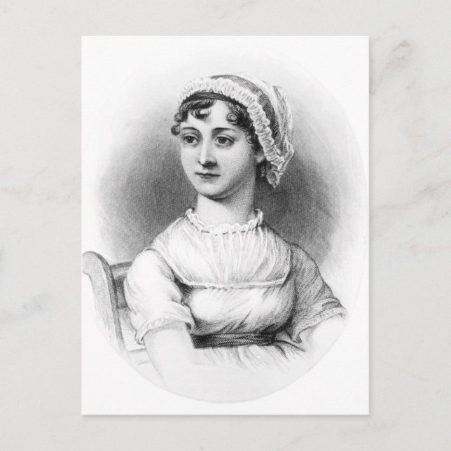 Carte Postale Portrait de Jane Austen (Devant)