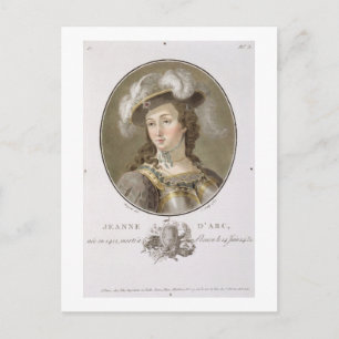 Carte Postale Portrait de Jeanne d'Arc (1412-31), 1787 (couleur