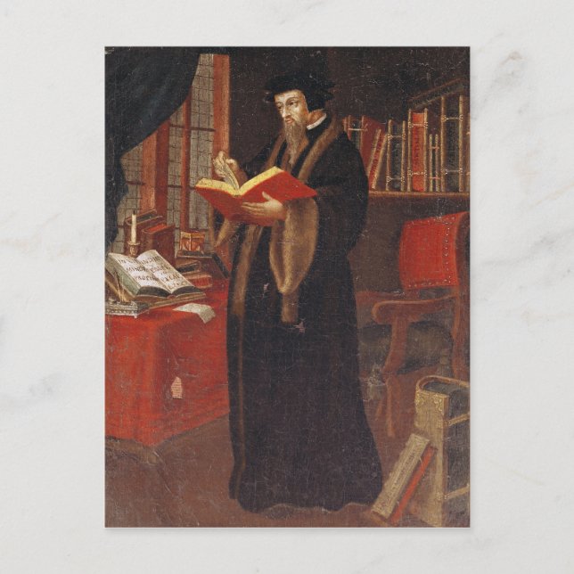 Carte Postale Portrait de John Calvin (Devant)