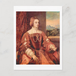 Carte Postale Portrait de Kaiserin Isabella, Art Titien