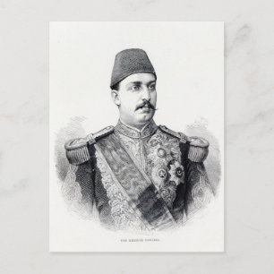 Carte Postale Portrait de Khedive Tawfig