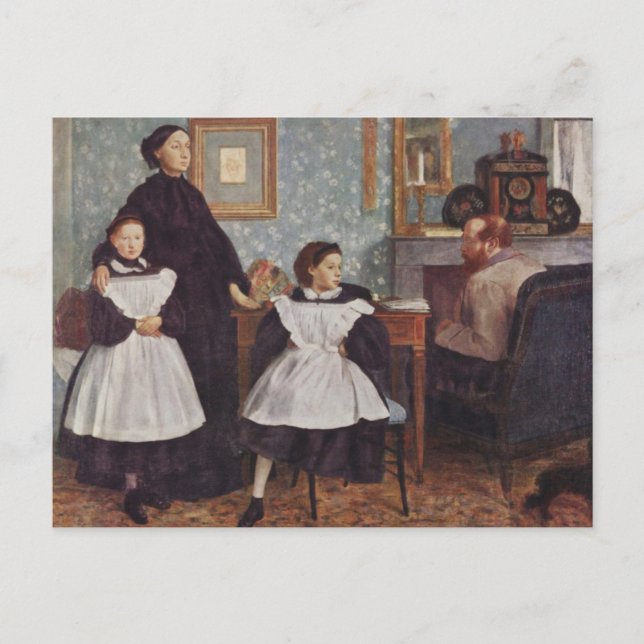 Carte Postale Portrait de la famille Bellelli (Devant)