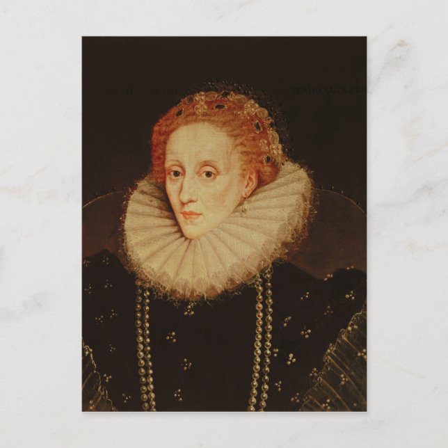 Carte Postale Portrait de la reine Elizabeth I (Devant)