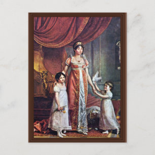 Carte Postale Portrait De La Reine Et De Ses Filles Julia Bona