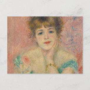Carte Postale Portrait de l'actrice Jeanne Samary, Auguste Renoi