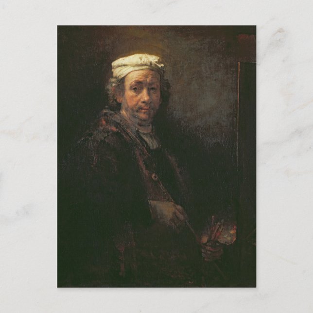 Carte Postale Portrait de l'artiste à son Easel, 1660 (Devant)