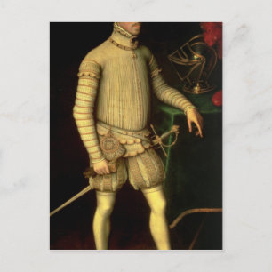 Carte Postale Portrait de l'empereur Maximilien II 1557