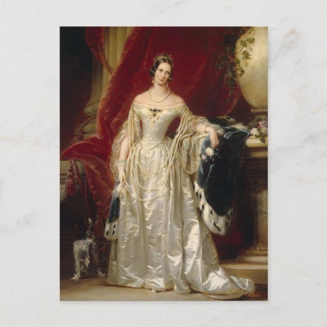 Carte Postale Portrait de l'impératrice Alexandra Fedorovna (Devant)