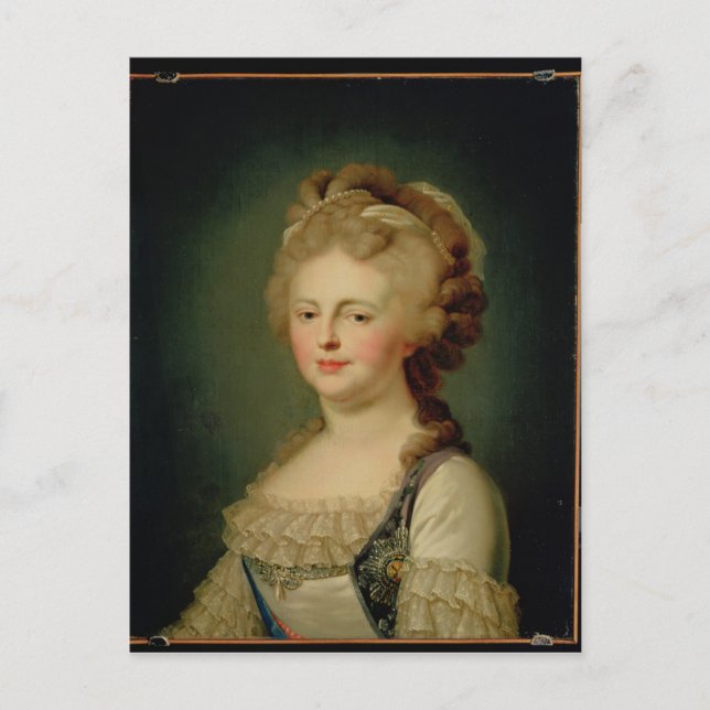 Carte Postale Portrait de l'impératrice Maria Fyodorovna (Devant)