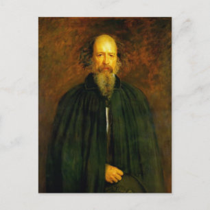 Carte Postale Portrait de Lord Alfred Tennyson par John Millais