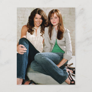 Carte Postale Portrait de Lorelai et Rory assis