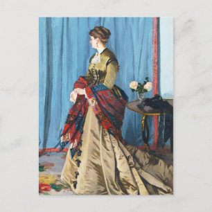 Carte Postale Portrait de Madame Gaudibert Claude Monet